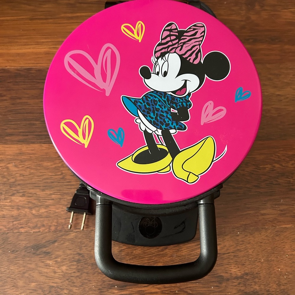 Disney Pink Minnie Mouse Waffle Maker